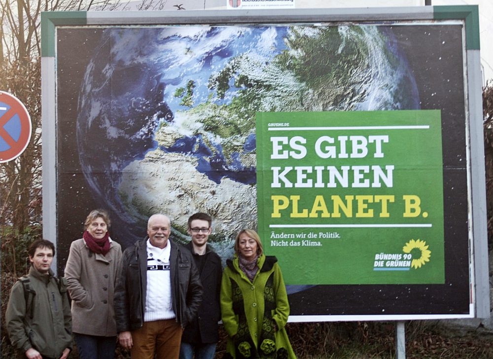 Grüne Plakatkampagne