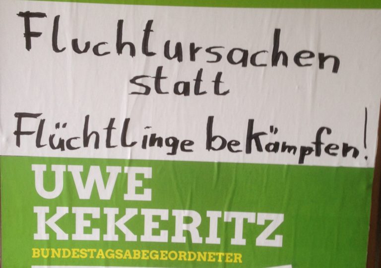 Vortrag Uwe Kekeritz MdB: “Fluchtursachen statt Flüchtlinge bekämpfen”