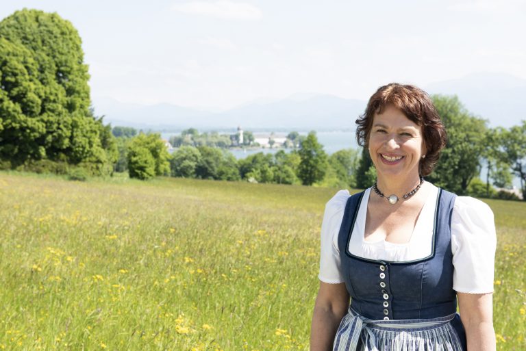 Gisela Sengl auf dem Stiegler Hof