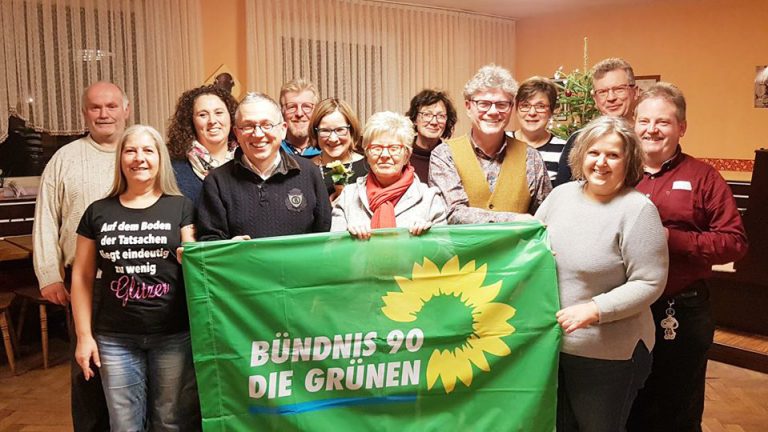 In bester GRÜNER Tradition: Listenaufstellung in Obermichelbach