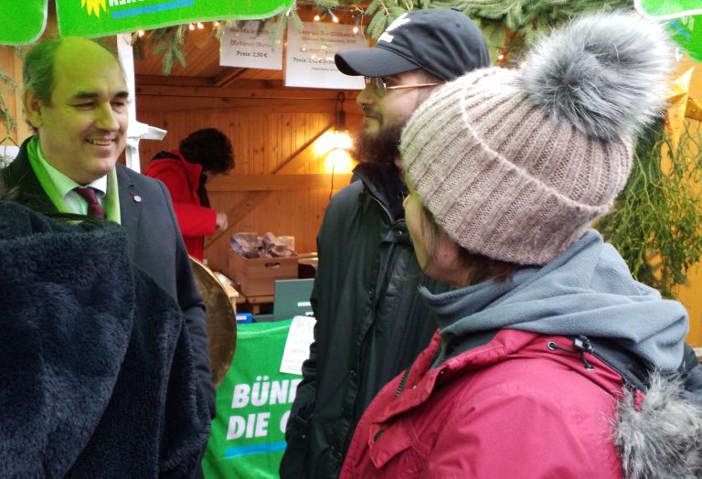 Alle Jahre wieder – Grüne am Wilhermsdorfer Weihnachtmarkt