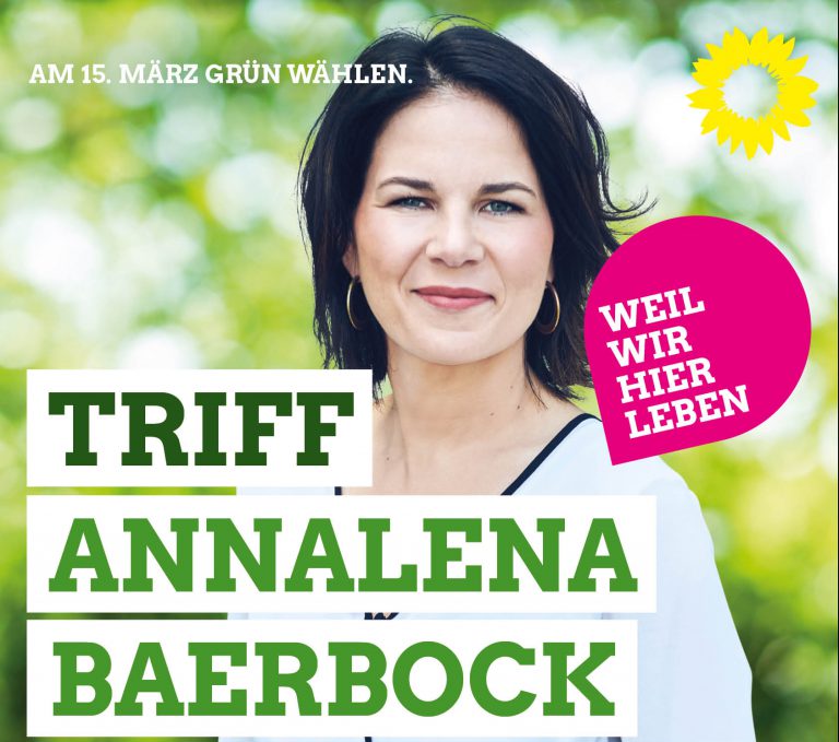 Einladung: Wahlkampfendspurt am 07.03. mit Annalena Baerbock!