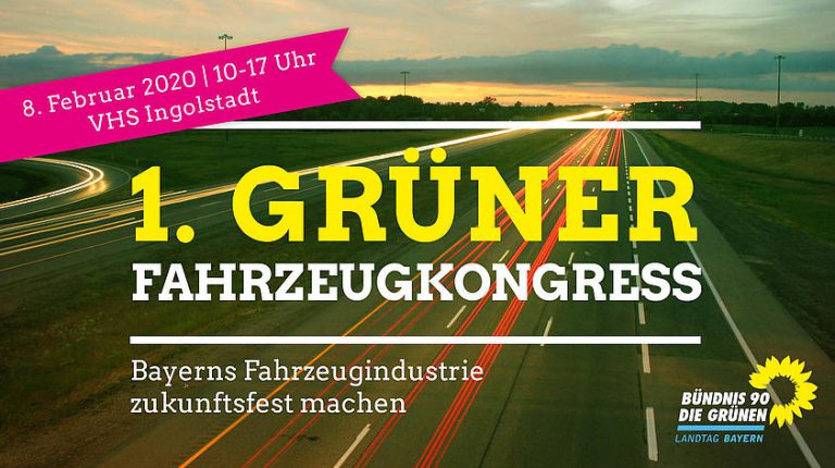Kreisverband Fürth-Land besucht den 1. Grünen Fahrzeugkongress in Ingolstadt