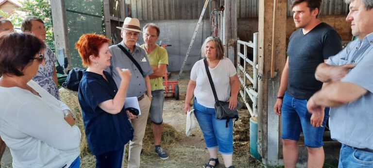 Besuch auf dem Zacherhof in Puschendorf