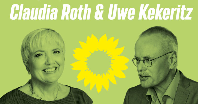 Einladung: Wahlkampfhöhepunkt mit Claudia Roth und Uwe Kekeritz in Zirndorf!