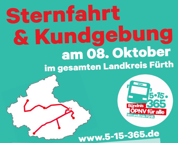 Einladung: Sternfahrt zum Landratsamt vom Aktionsbündnis ÖPNV!