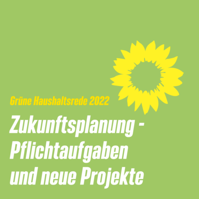 Cadolzburg - Grüne Haushaltsrede 2022
