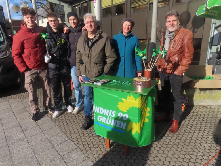 Infostand zur Bundestagswahl 2025