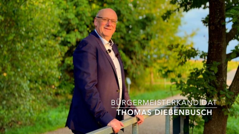 Thomas Diebenbusch stellt sich als Bürgermeisterkandidat für die Kommunalwahl im März 2026 vor
