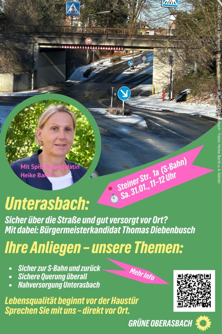 Stadtteilgespräch Unterasbach – Lebensqualität beginnt direkt vor der Tür