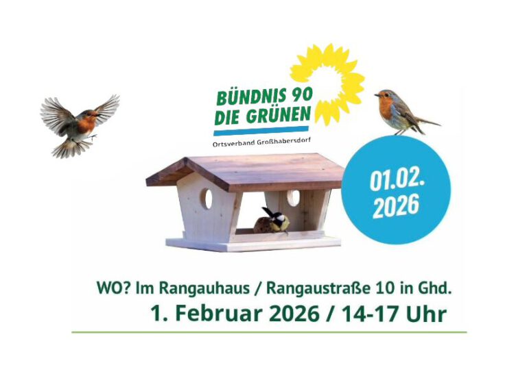 Futterhäuschen bauen bei guten Gesprächen!